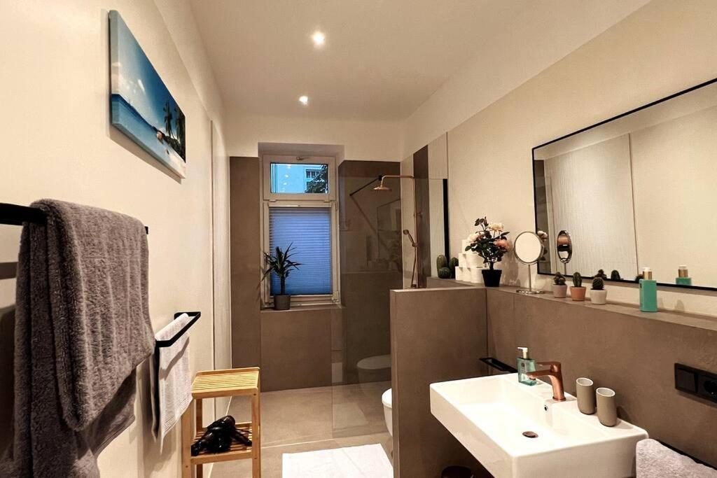 Soul-Apartment Terrasse Privat-Parkplatz Boxspringbett 55Zoll Tv Wlan Лейпциг Экстерьер фото