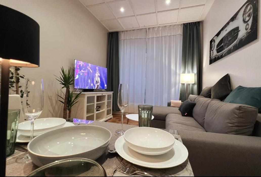 Soul-Apartment Terrasse Privat-Parkplatz Boxspringbett 55Zoll Tv Wlan Лейпциг Экстерьер фото